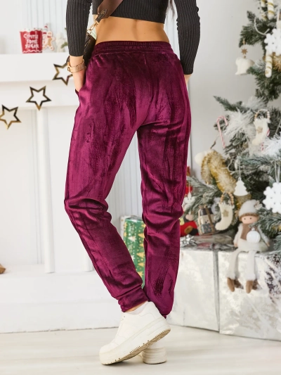 Royalfashion Damen Fleece-gefütterte Sweatpants