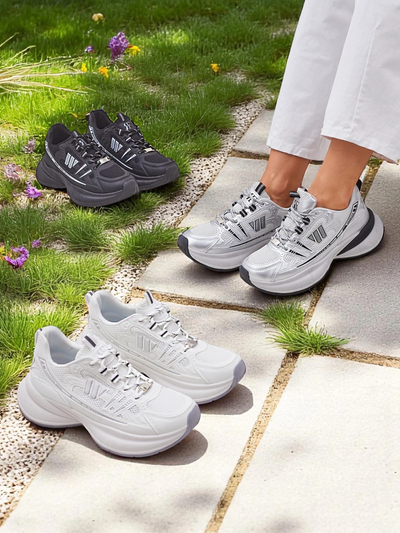 Royalfashion Damen Sportsneaker auf einer dickeren Sohle Roality