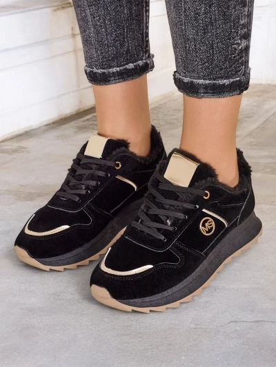 Royalfashion Утеплені кросівки для жінок з хутром Борис