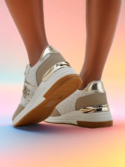 Royalfashion Damen Plattform Sneaker Capre