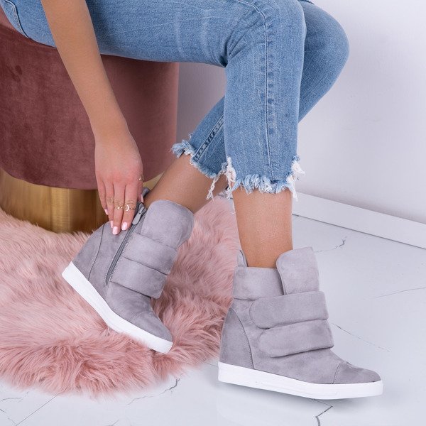 Graue Turnschuhe mit verdecktem Keil Oh Little Girl - Footwear