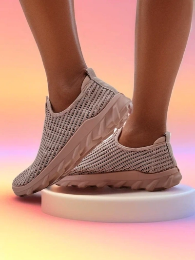 Royalfashion Damen Slip-On Stoff Sneakers Erra