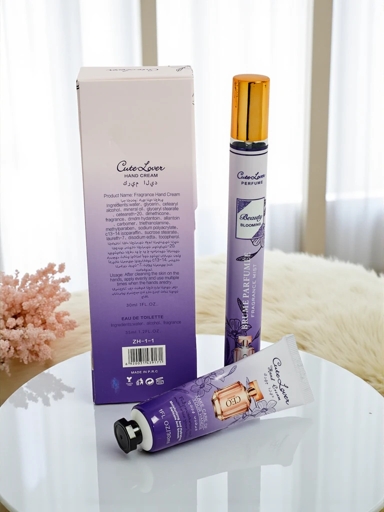 CaleoLuna Blooming Set – Handcreme und Parfüm, 30 ml, 35 ml