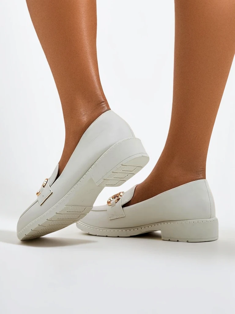 Royalfashion Damen Slipper aus mattem Eco-Leder Bayla