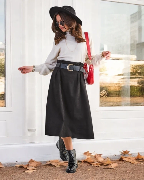 Жіноча міді-спідниця Royalfashion у стилі сукні