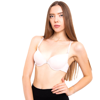 Push-up-BH für Damen in Hellrosa ohne Verschluss - Unterwäsche
