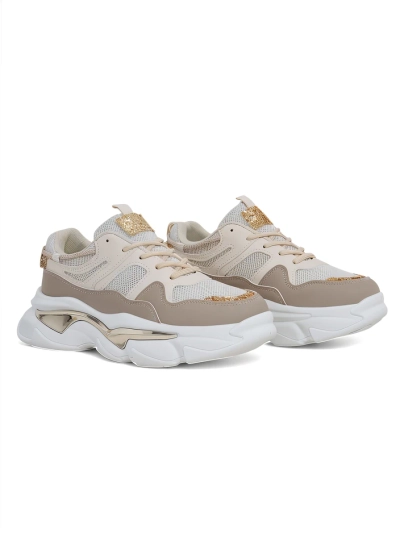 Royalfashion Damensneaker mit einer dickeren Sohle Lesalli