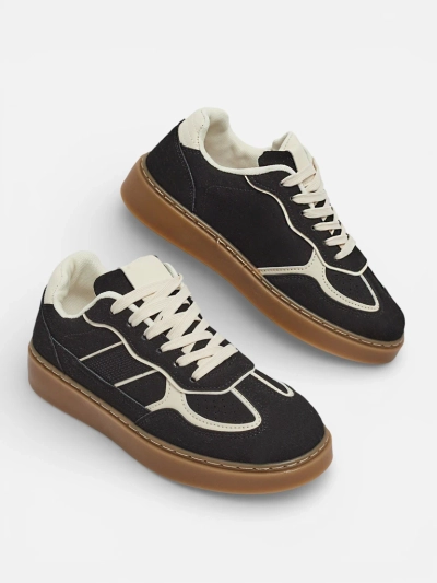 Жіночі Кросівки Flora Чорні Екологічні Спортивні на Кожен День