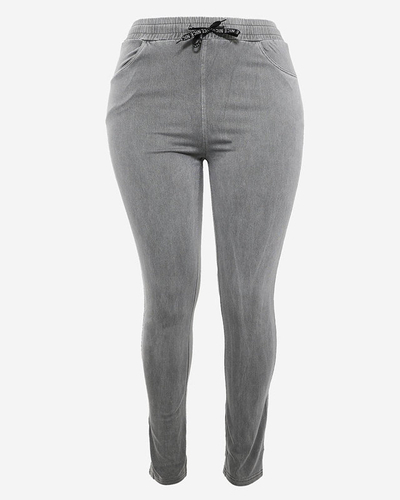 Graue Damen Stoffhose PLUS SIZE- Bekleidung