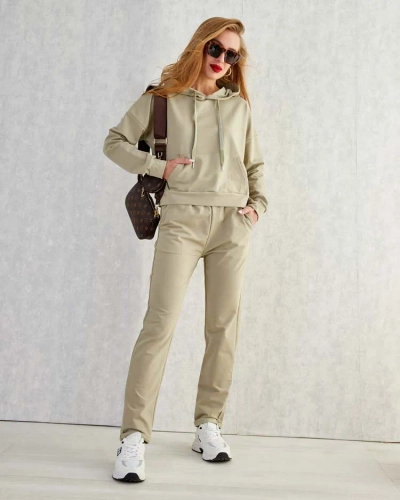 Royalfashion Damen-Sweatshirt-Set aus Baumwolle