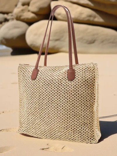 Royalfashion Große Strohtasche für Damen im Sommer