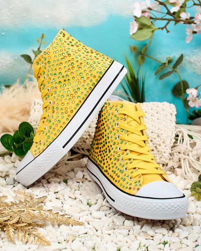 Royalfashion Жіночі кеди з паєтками Shis