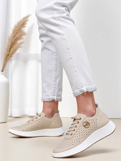 Royalfashion Damen sportliche Schnürsneaker Jovenes