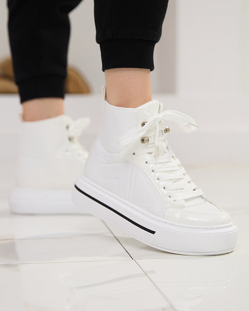 Білі жіночі спортивні кросівки Asmako- Buty