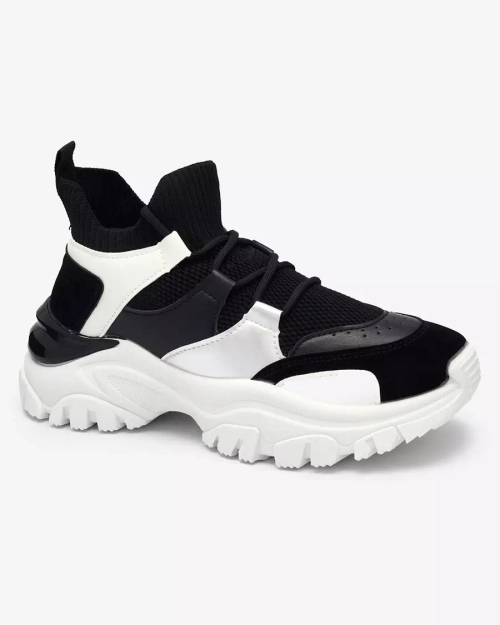 Жіночі біло-чорні спортивні кросівки Ziragga- Footwear
