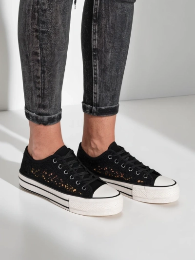 Royalfashion Damen perforierte Sneaker Nizzet