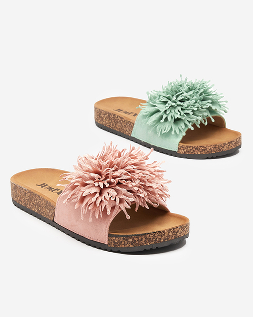 Рожеві жіночі шльопанці Ailli