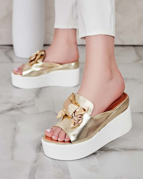 Royalfashion Жіночі шльопанці Dalimes на котурні