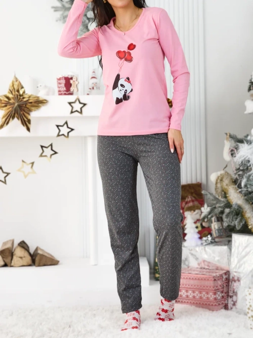 Жіноча бавовняна піжама від Royalfashion у два елементи