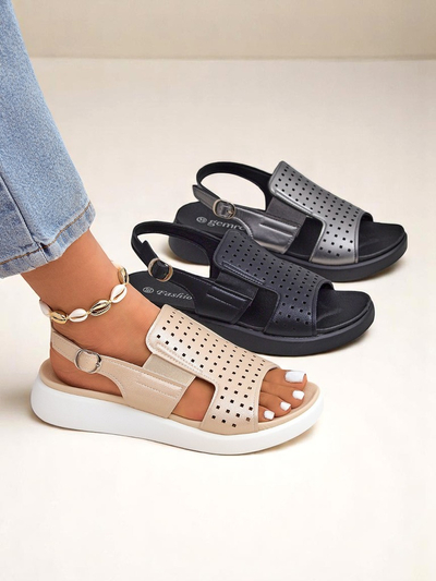 Royalfashion Damen Sandalen mit dicker Sohle BreezyStep