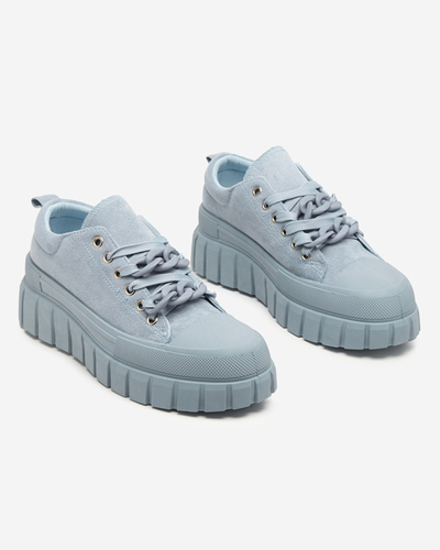 OUTLET Hohe blaue Turnschuhe für Damen Mishta - Schuhe