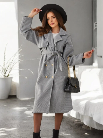 Royalfashion Langer Damenmantel