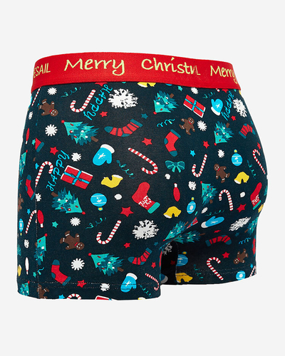 Royalfashion Herren Boxershorts mit Weihnachtsmuster