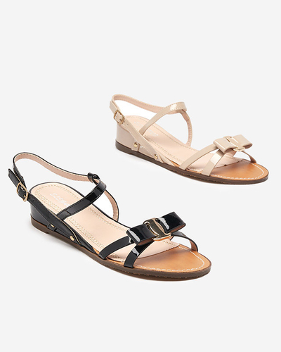 Schwarze Dubrov-Sandalen für Damen - Schuhe