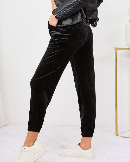 Жіночі вельветові спортивні штани Royalfashion Grey