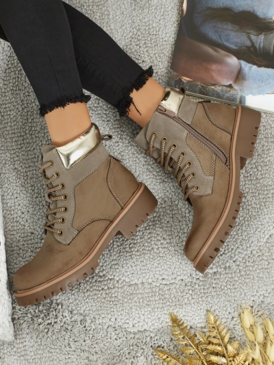 Damen Trapper Stiefeletten Maestroe