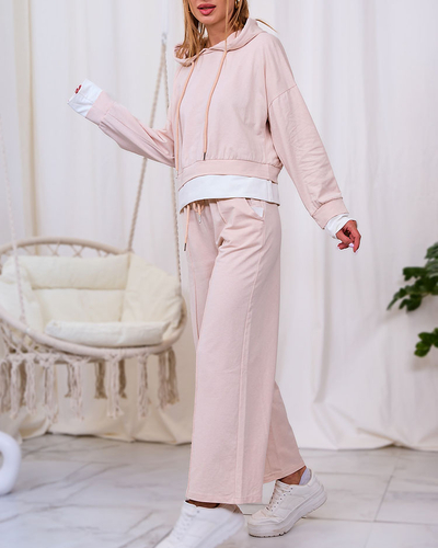 Royalfashion Sportlich-legeres Set für Damen in camel