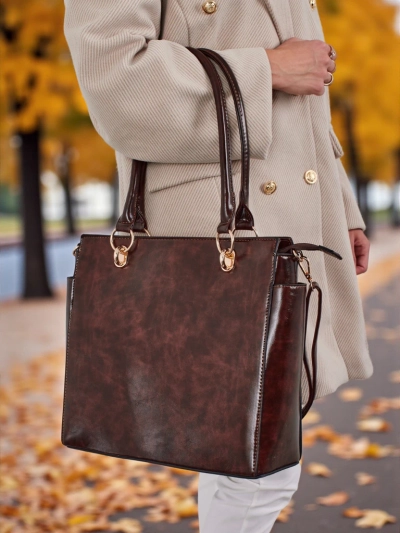 Damen Shopper Handtasche Öko-Leder Twilight Vale