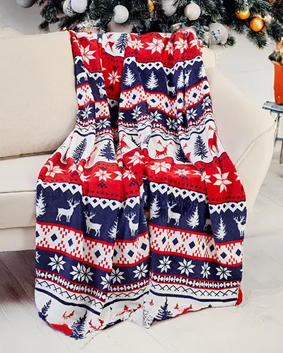 Рождественский плед Royalfashion 160x200