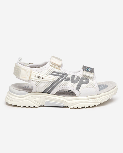 OUTLET Weiße Kindersandalen Doniso - Schuhe