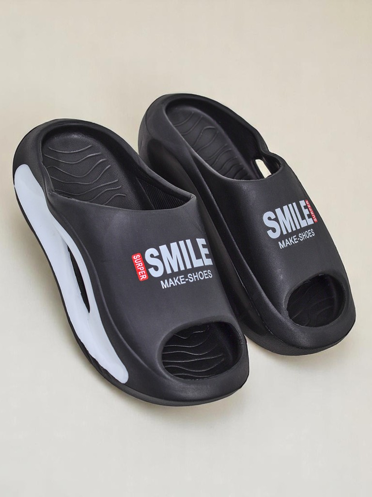 Royalfashion Universelle Gummi-Flip-Flops Super Smile