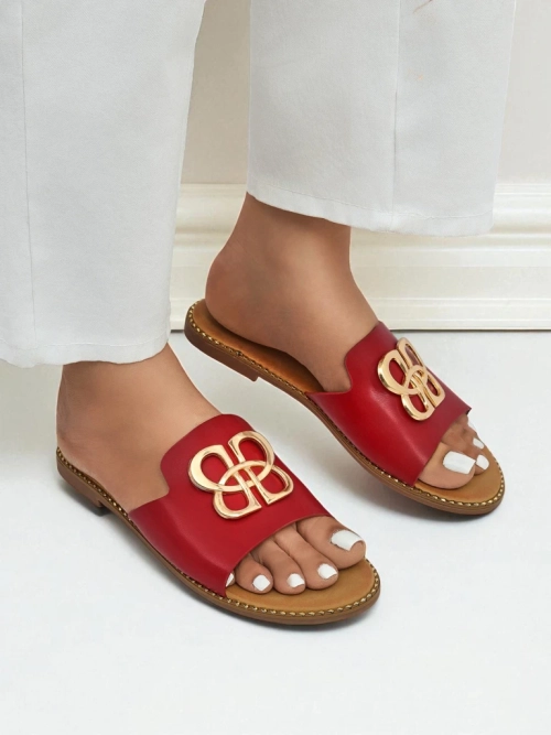 Royalfashion Жіночі тапочки на плоскій підошві Heraklia