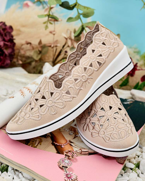 Royalfashion Жіночі напівчеревики на низьких підборах Dellio