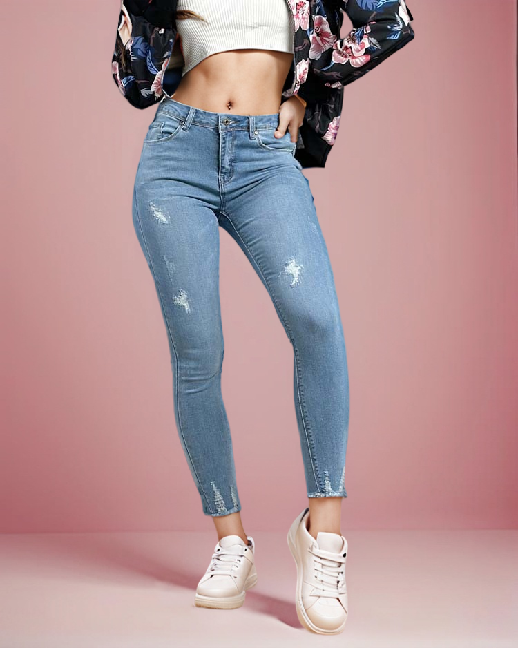 Royalfashion Röhrenjeans für Damen