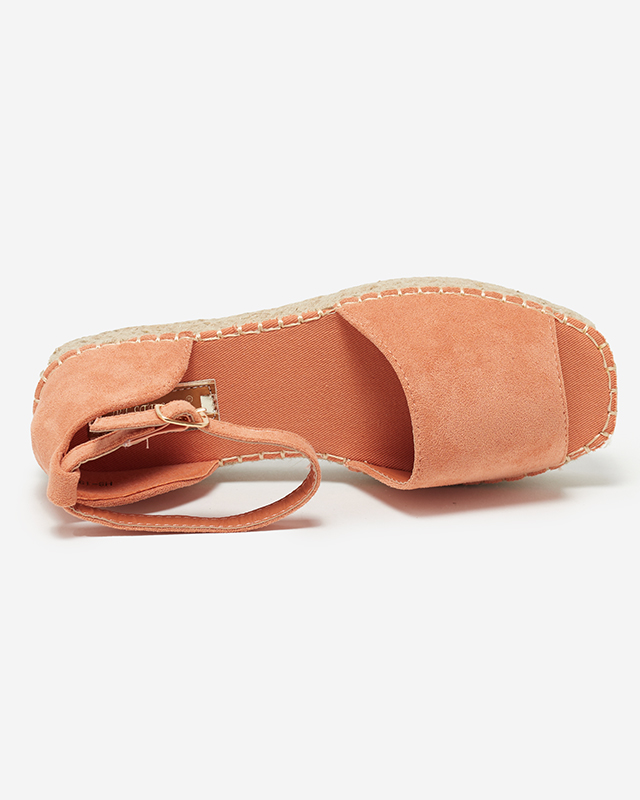 Orange Damen Plateausandalen Dalila - Schuhe