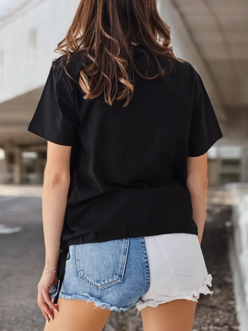 Royalfashion Жіноча бавовняна блузка з написом