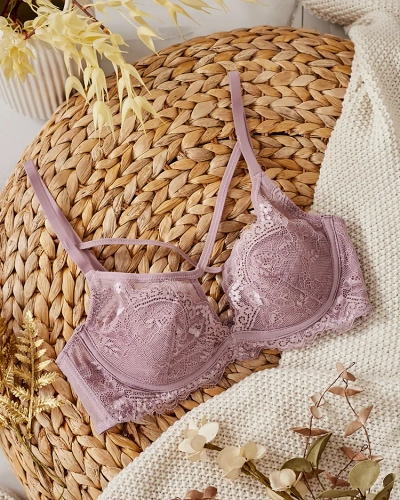 Royalfashion Damen-BH mit dekorativen Trägern