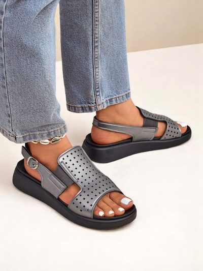 Royalfashion Damen Sandalen mit dicker Sohle BreezyStep