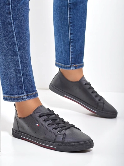 Royalfashion Damen Sneaker aus Eco-Leder Keopsa