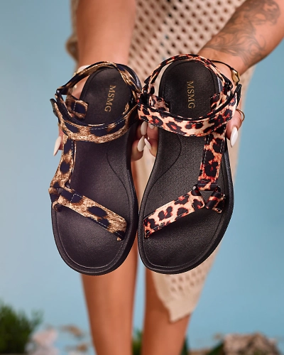 Royalfashion Beige Damensandalen Leonno