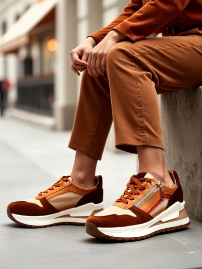 Royalfashion Damen Sportschuhe mit verstecktem Absatz Bessase