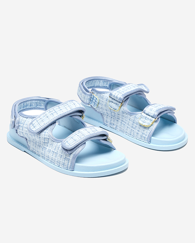 Desotty blaue Stoffsandalen für Damen - Schuhe