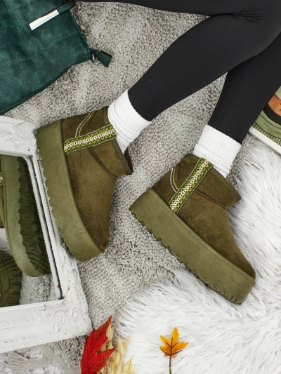 Kurze Damenstiefel a'la Schneestiefel Althea