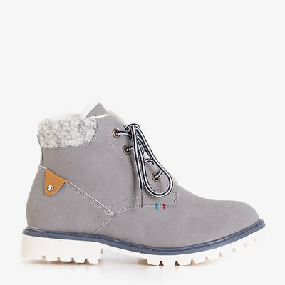 Tiptop isolierte Stiefel für graue Jungen - Schuhe