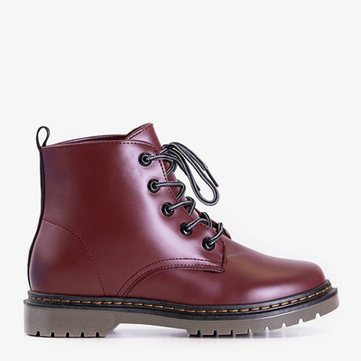 Sereia burgundy Öko-Leder Damen Arbeitskleidung - Schuhe