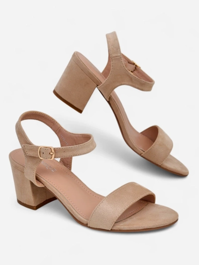 Royalfashion Damen-Öko-Velours-Sandalen Quarter